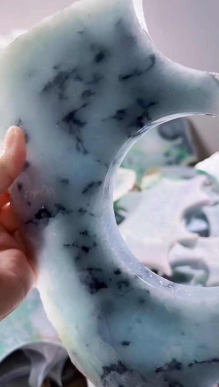 翡翠散珠缅甸翡翠A货柠4796