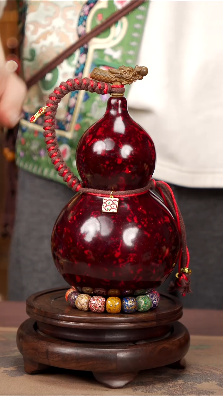 【闪购商品】66易林高端工艺大漆酒葫芦--518