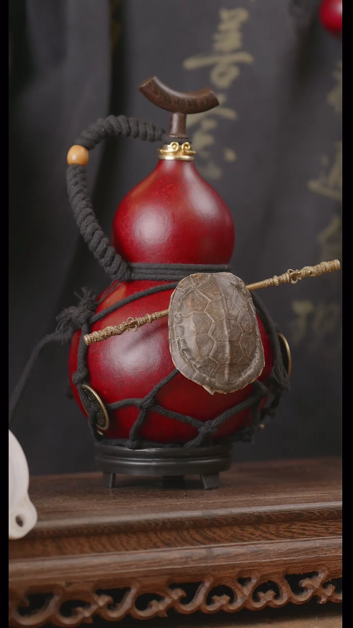 【闪购商品】240号精品天然大漆工艺防渗内胆酒葫芦~