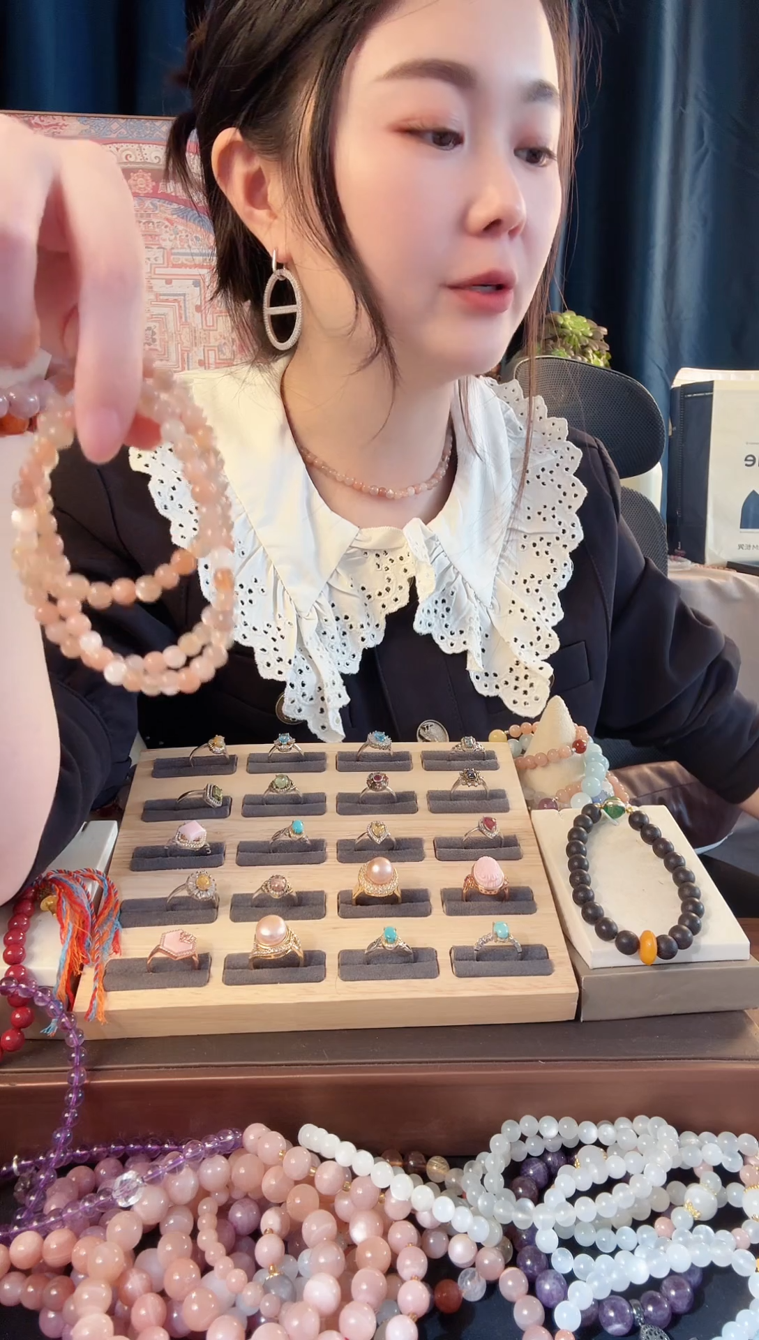 水晶手链未镶嵌三圈