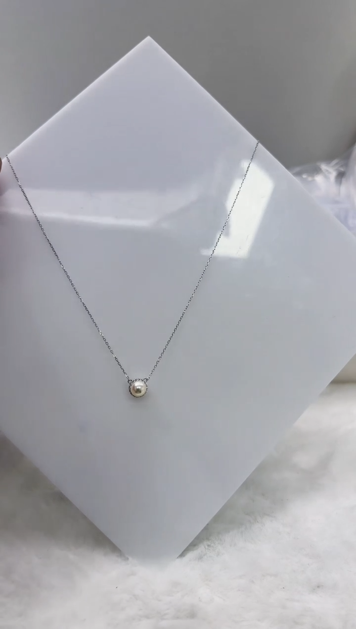 【闪购商品】海水珍珠DA银S925镶嵌c1002 ak套链7