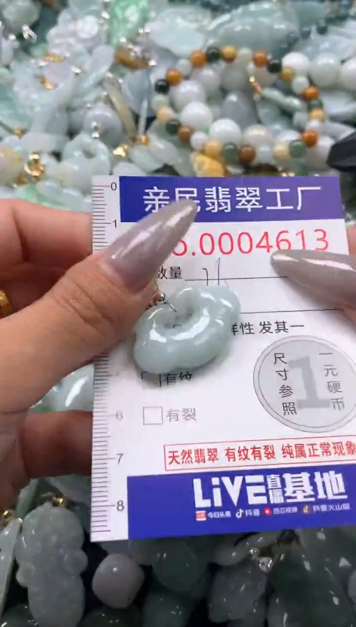 颈饰未镶嵌翡翠4613