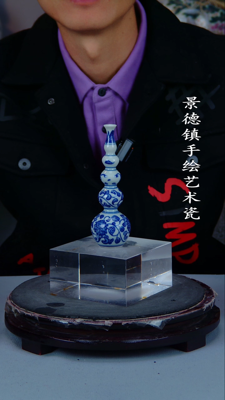 摆件陶瓷景德镇手工手绘陶瓷摆件9