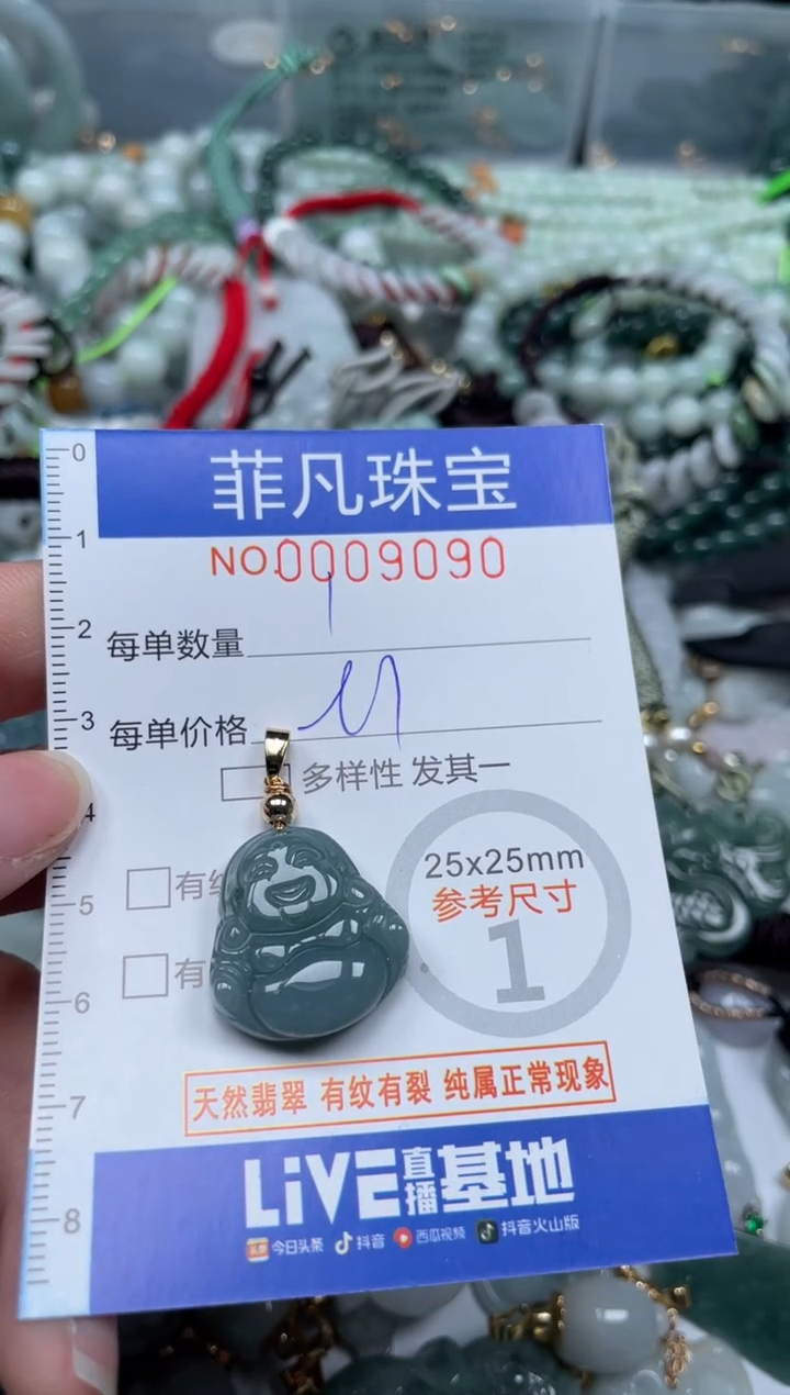 【闪购商品】翡翠颈饰未镶嵌00..9090