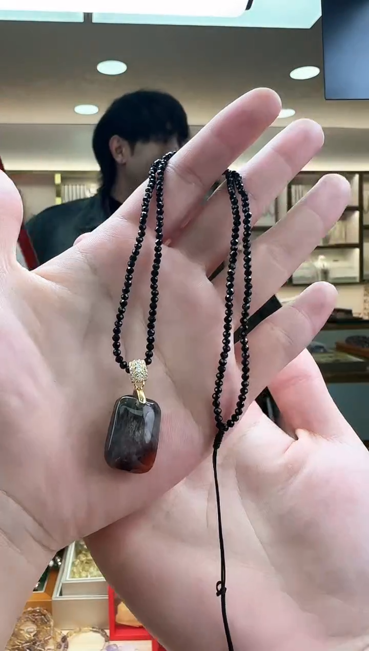 【闪购商品】水晶极光23无事牌吊坠未镶嵌 