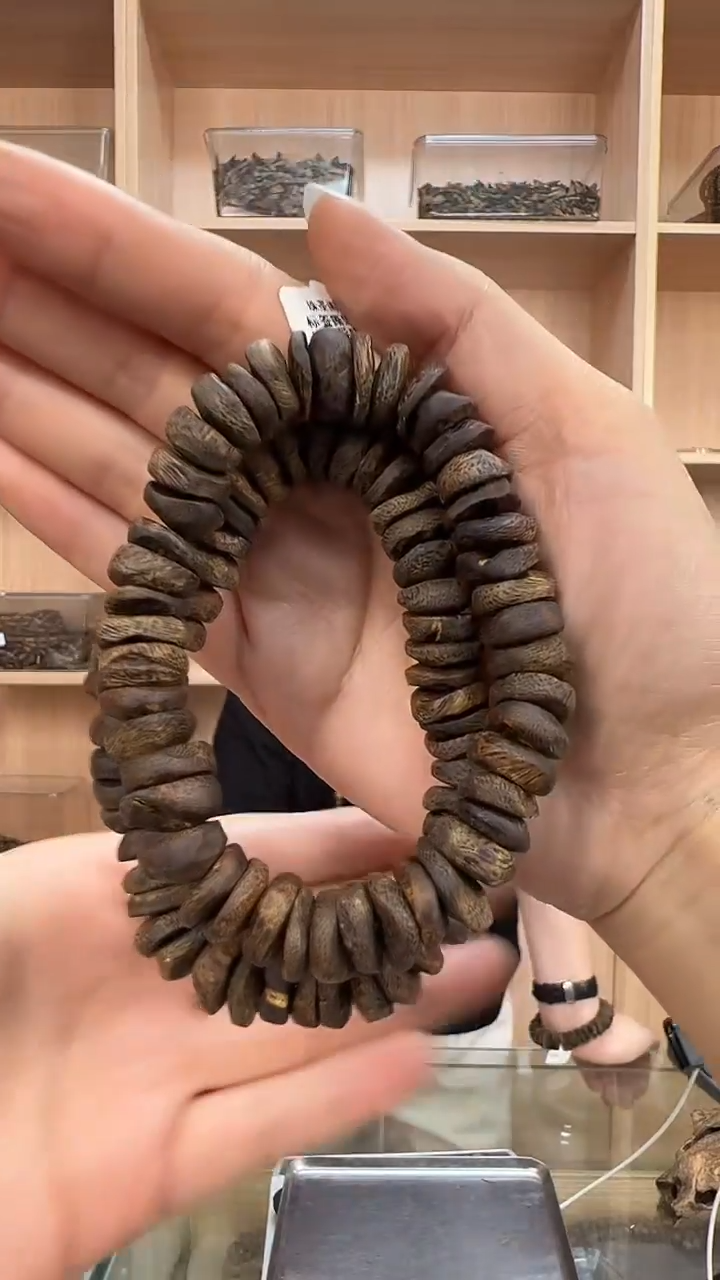 手串沉香天然野全沉水包壳单圈多样性发其一