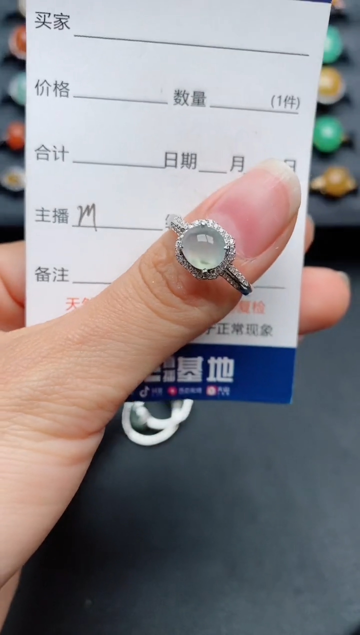 【闪购商品】翡翠戒指银S925镶嵌..............