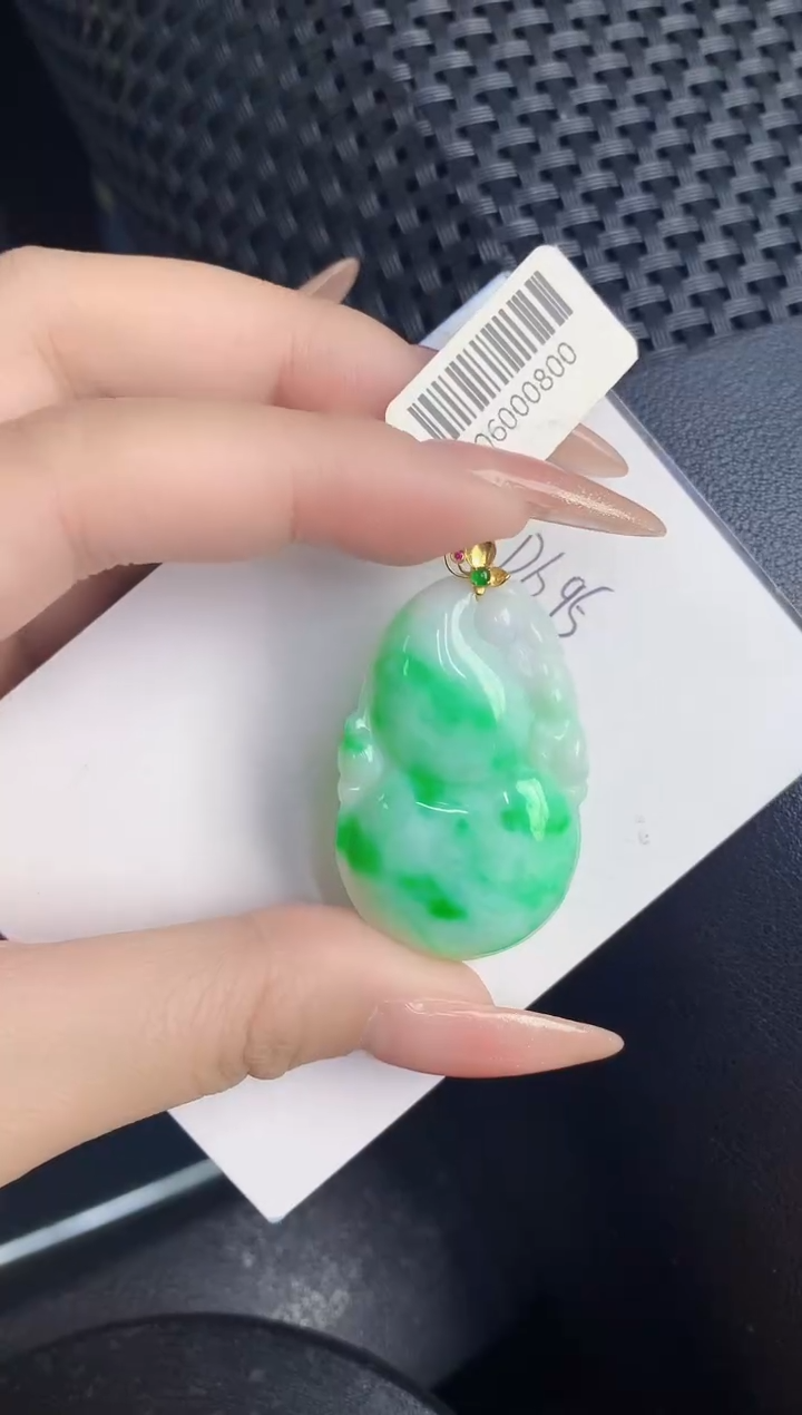 【闪购商品】翡翠颈饰18K金镶嵌000000000