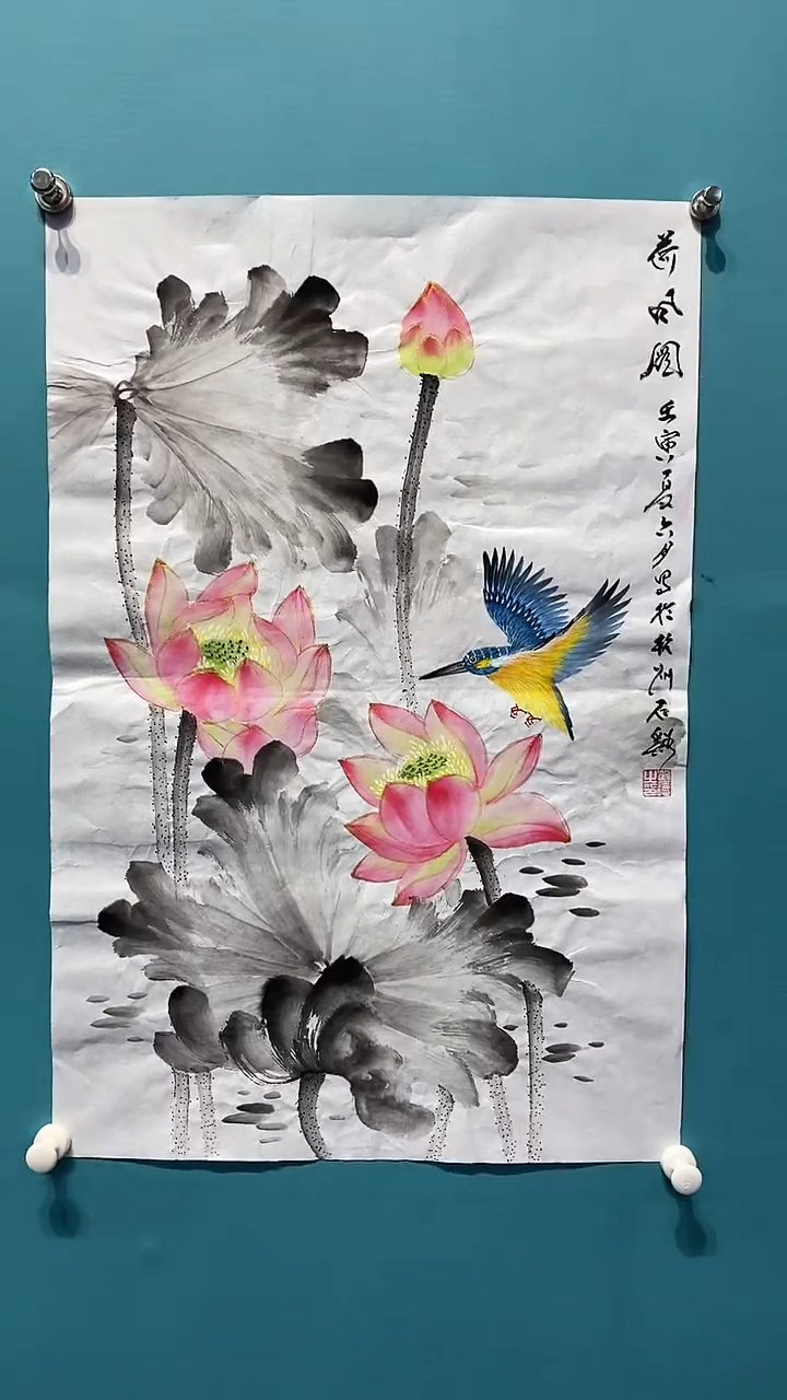 国画画都展厅明德老师国画作品2