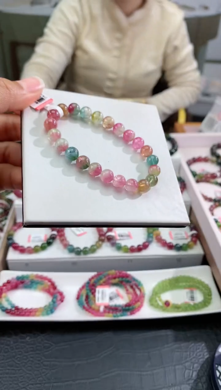 【闪购商品】碧玺手串未镶嵌多样性发一条