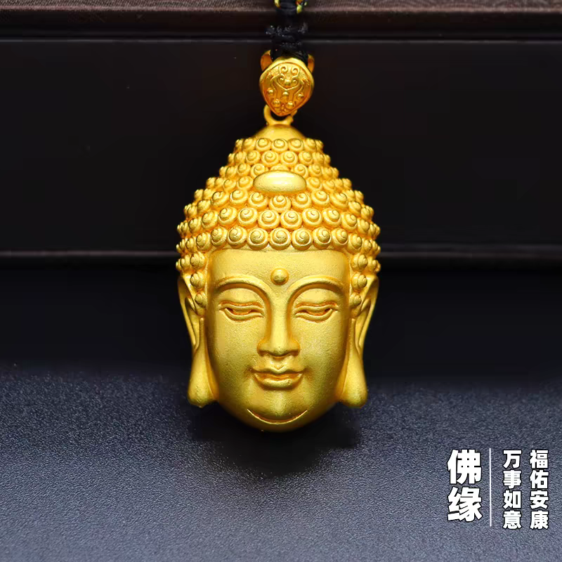 合金吊坠 大小款佛头吊坠