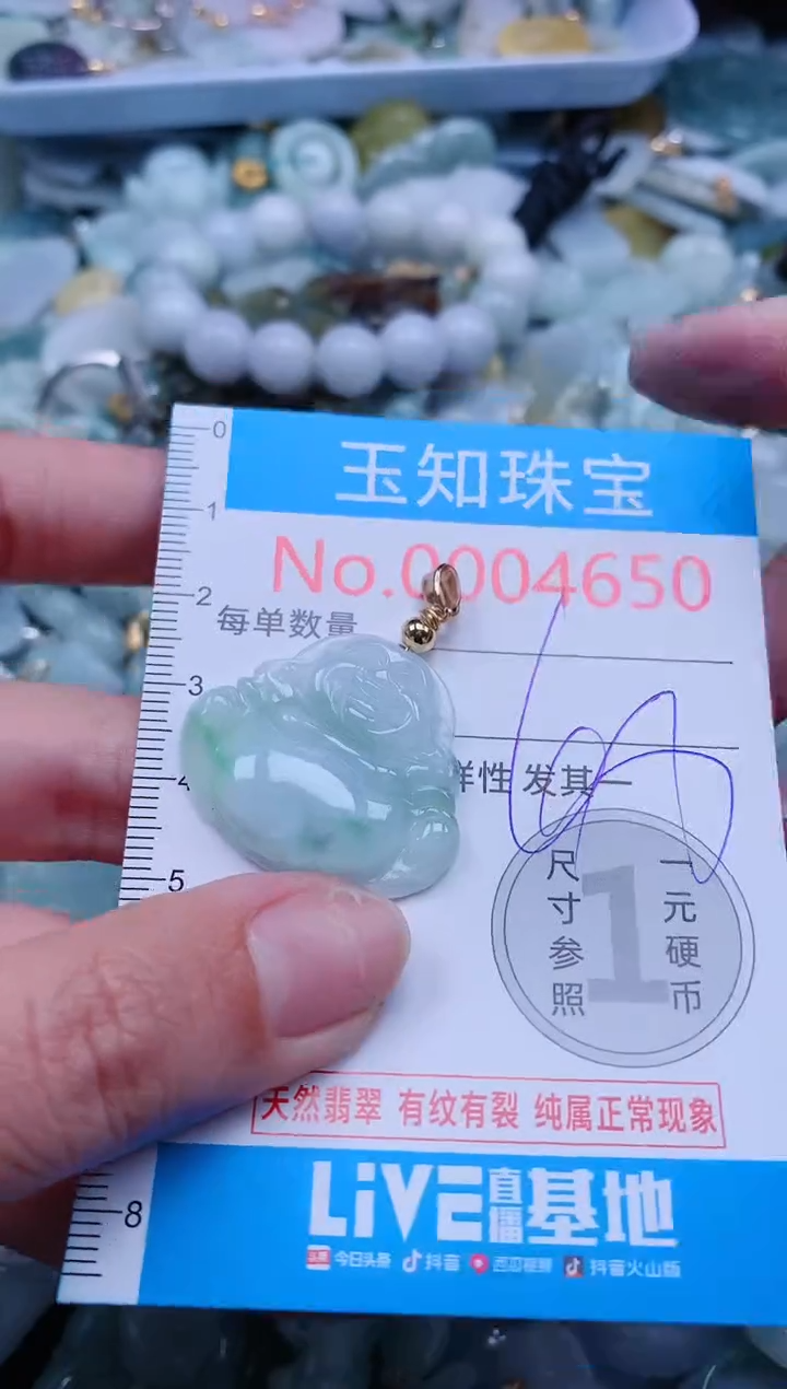【闪购商品】翡翠吊坠(不含链)未镶嵌4650