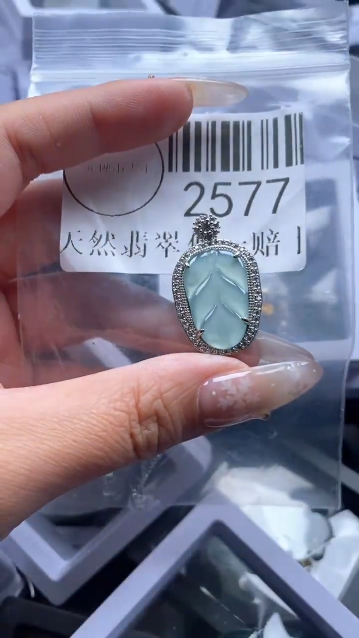 颈饰未镶嵌翡翠2577