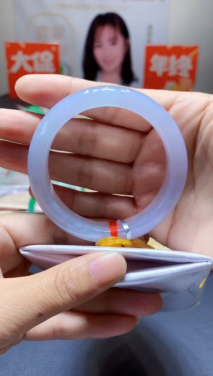 未镶嵌手镯翡翠翡翠手镯圈口55