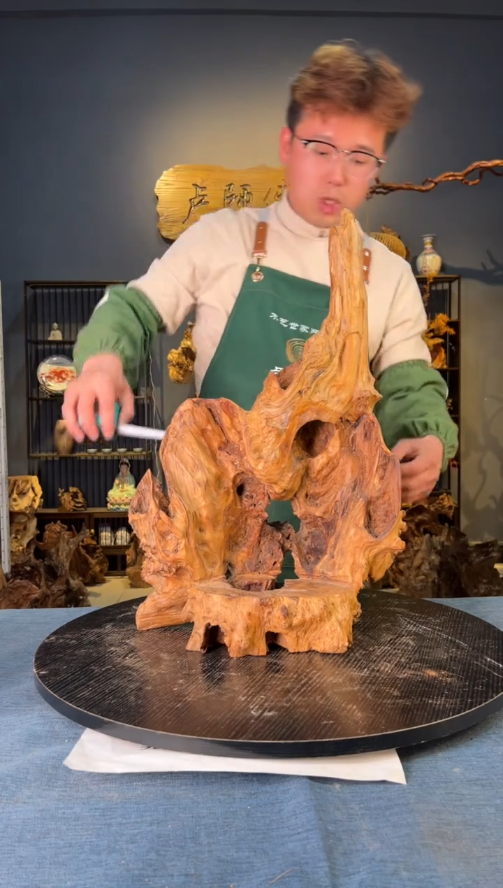 【闪购商品】木卢师傅根艺作品(不包含人物摆件）