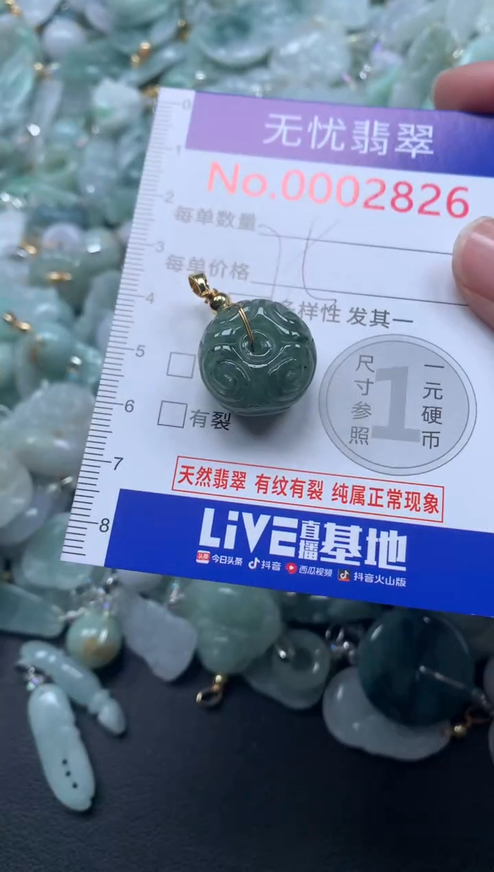 颈饰未镶嵌翡翠2826