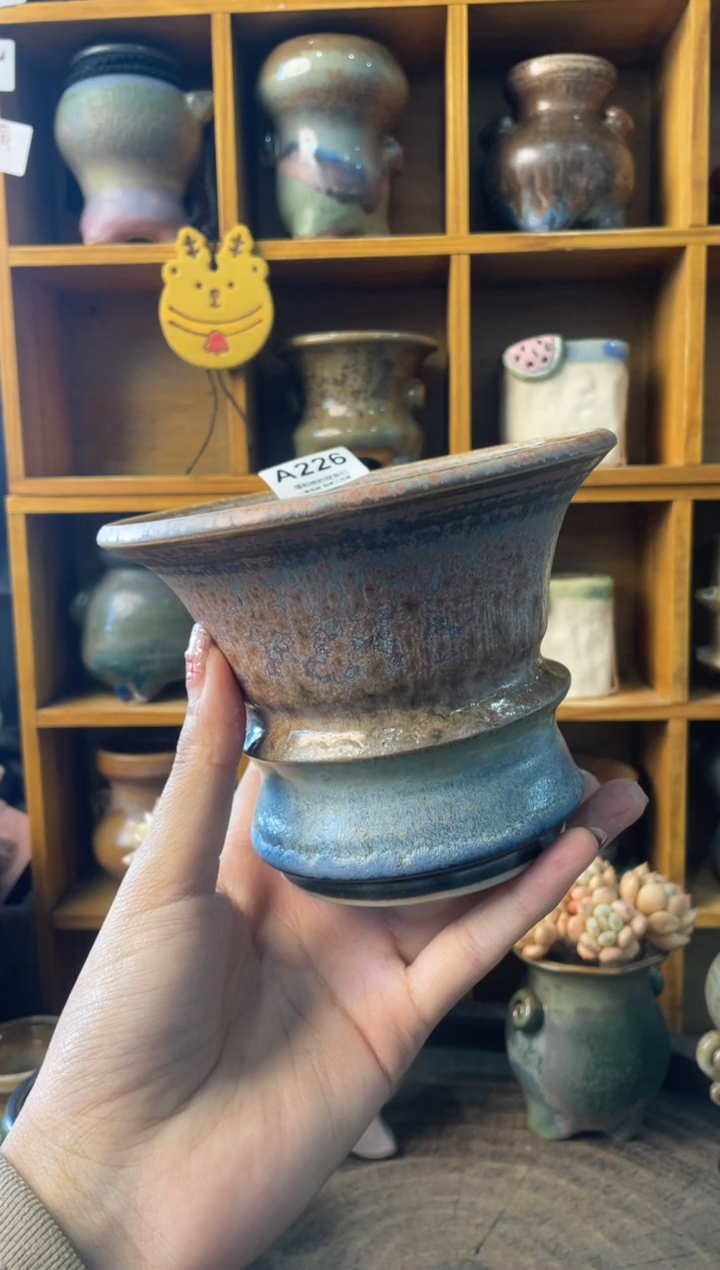 天**蓝226【多肉花盆多肉盆】