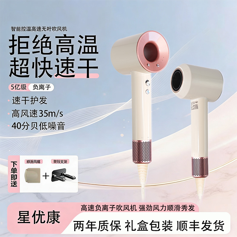 【星优康11月新款】高速负离子护发家用大风力吹风机厂商直销