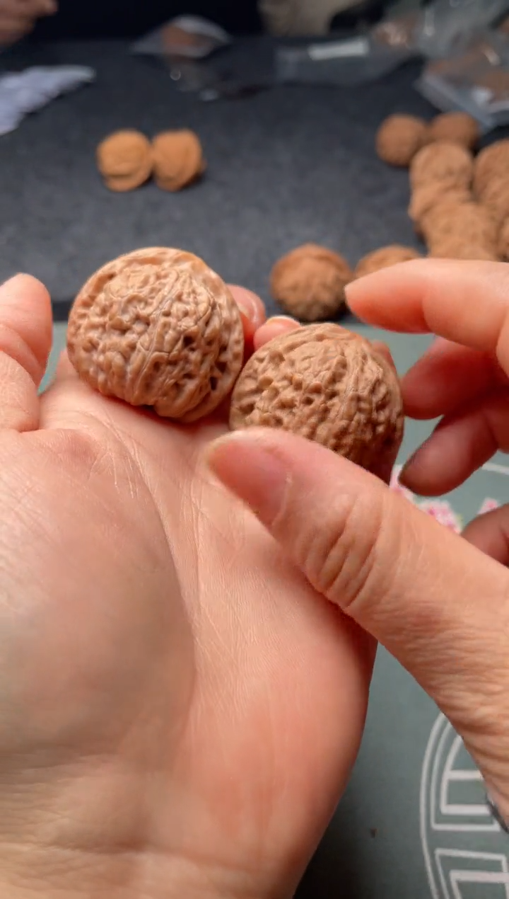 把件文玩核桃w113  平底锅 38尺