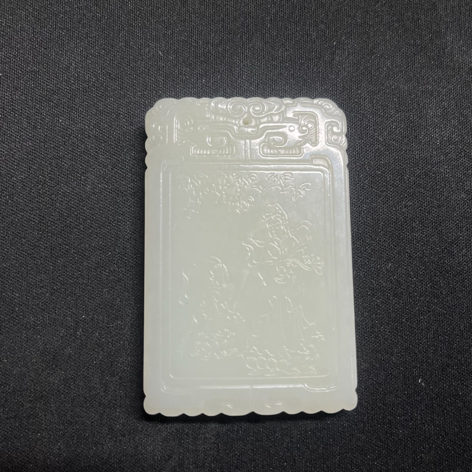 清/和田玉/观音牌/HTY128960008