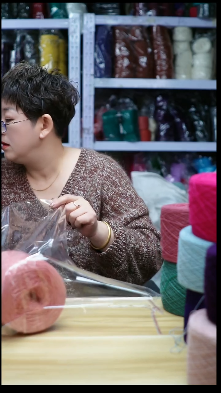 羊绒欢姐编织E282
