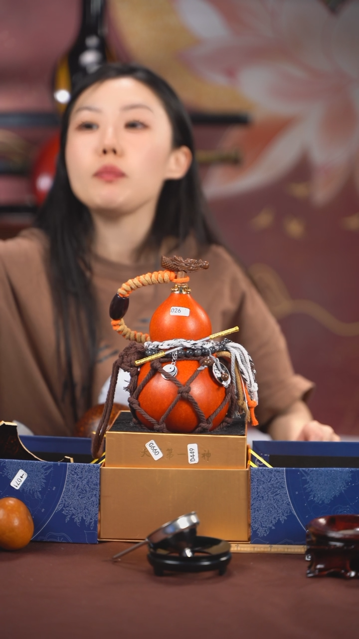 【闪购商品】026号500ml左右非遗漆器酒葫芦