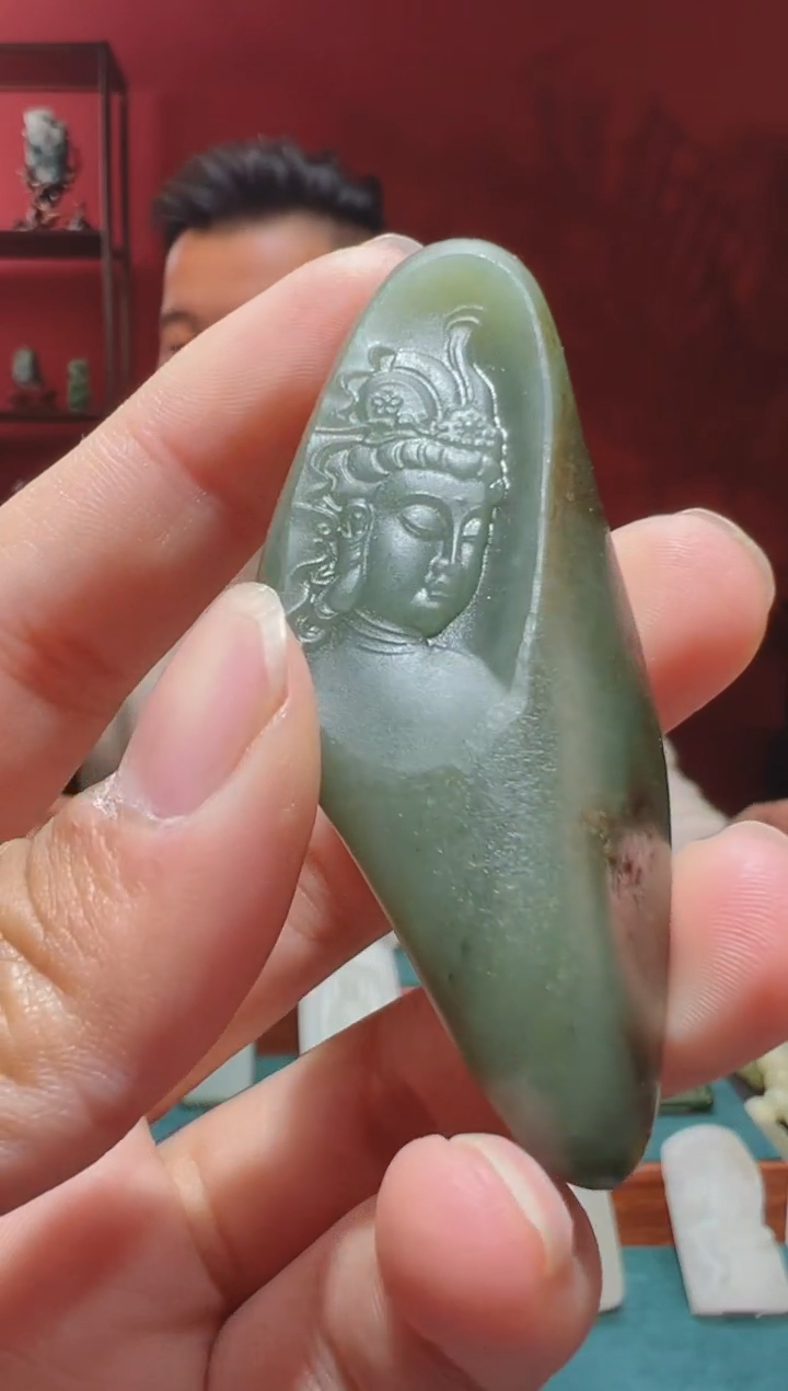 【闪购商品】和田玉吊坠(不含链)未镶嵌1