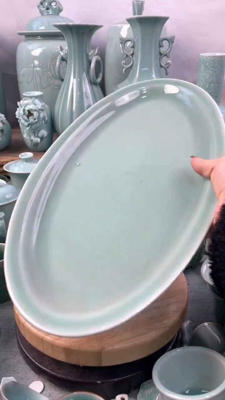 【闪购商品】特价 微瑕 慧仙青瓷