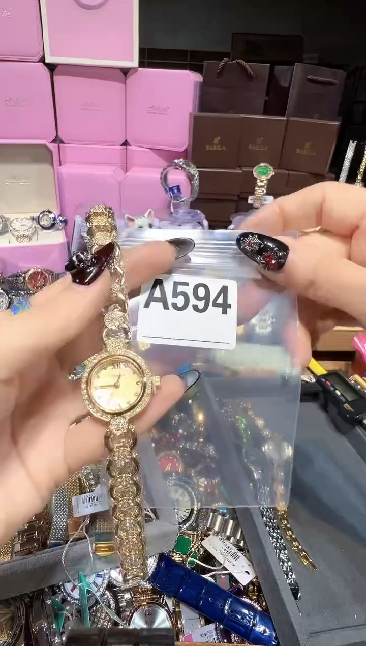 石英机芯不锈钢不锈钢直播定闪专用