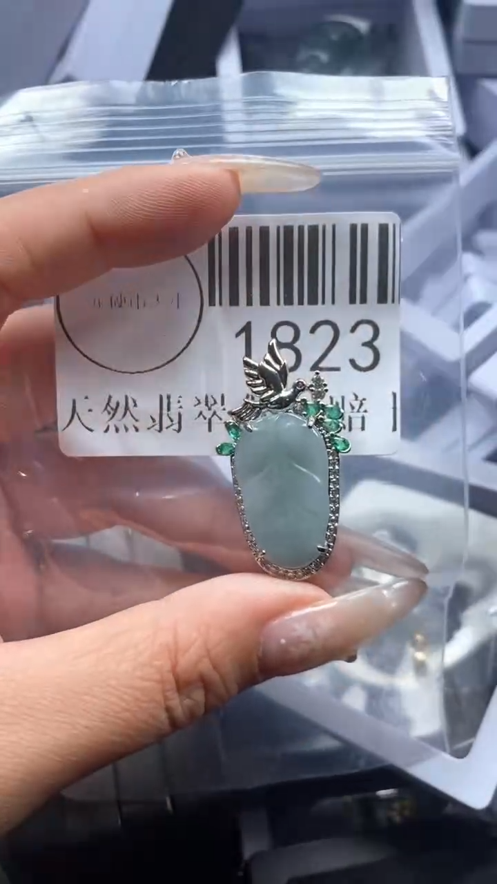 颈饰未镶嵌翡翠1823