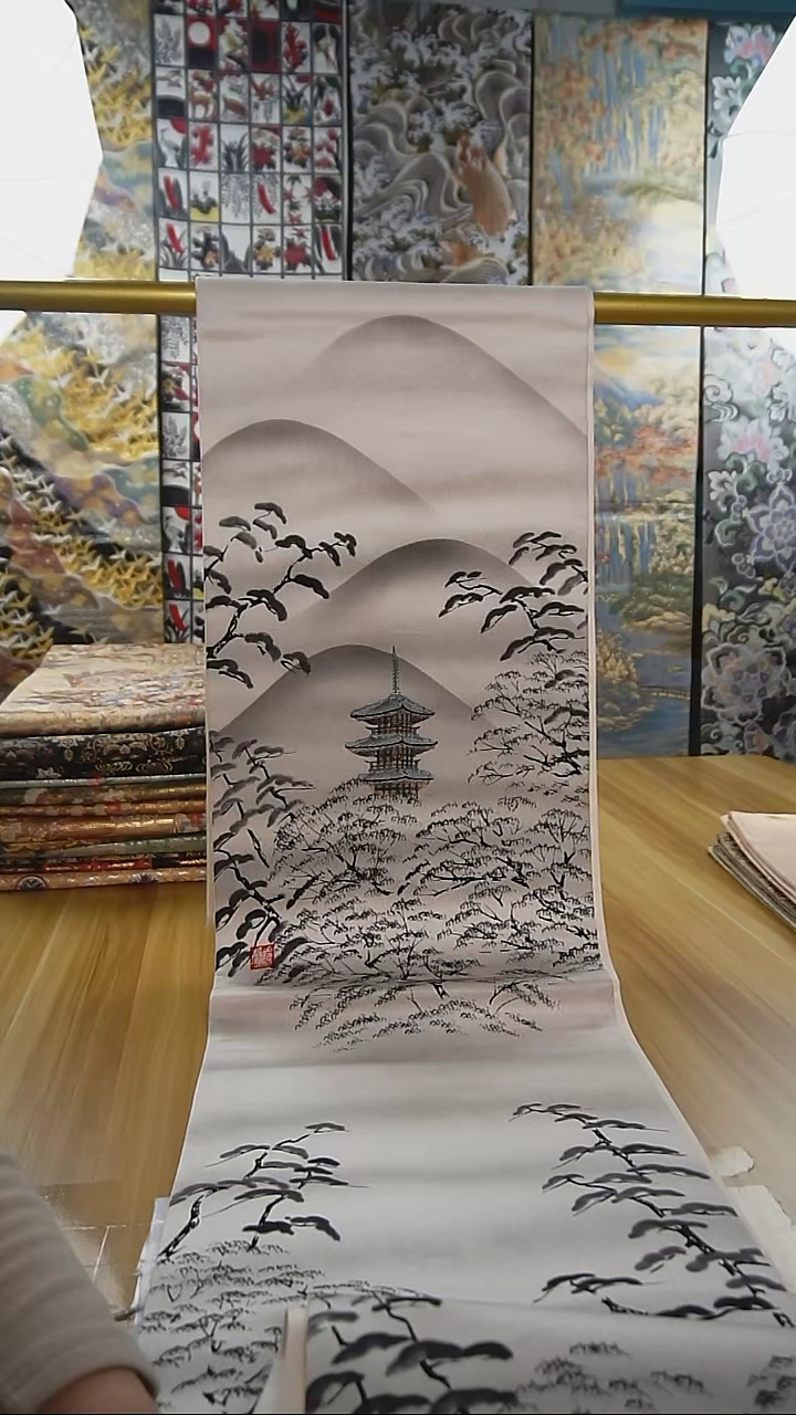 【闪购商品】织绣织锦160风景手绘