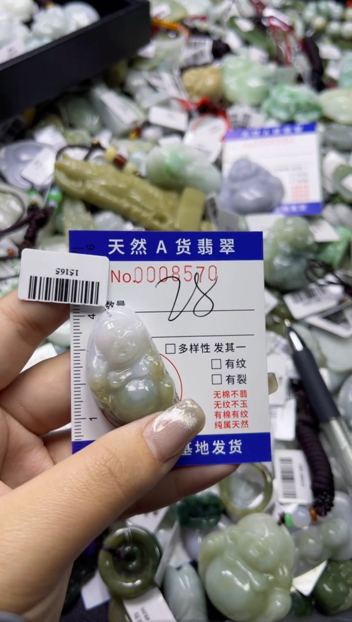 【闪购商品】翡翠颈饰未镶嵌00008570