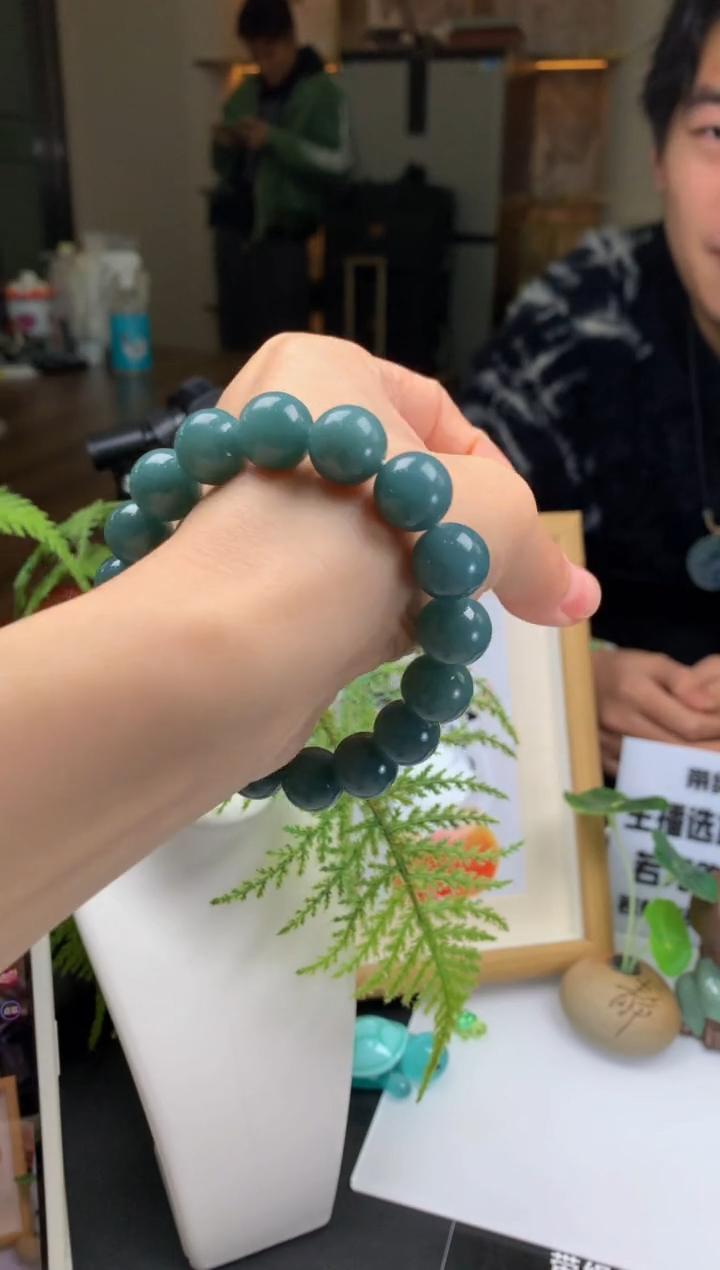 【闪购商品】定制翡翠未镶嵌珠串-85392