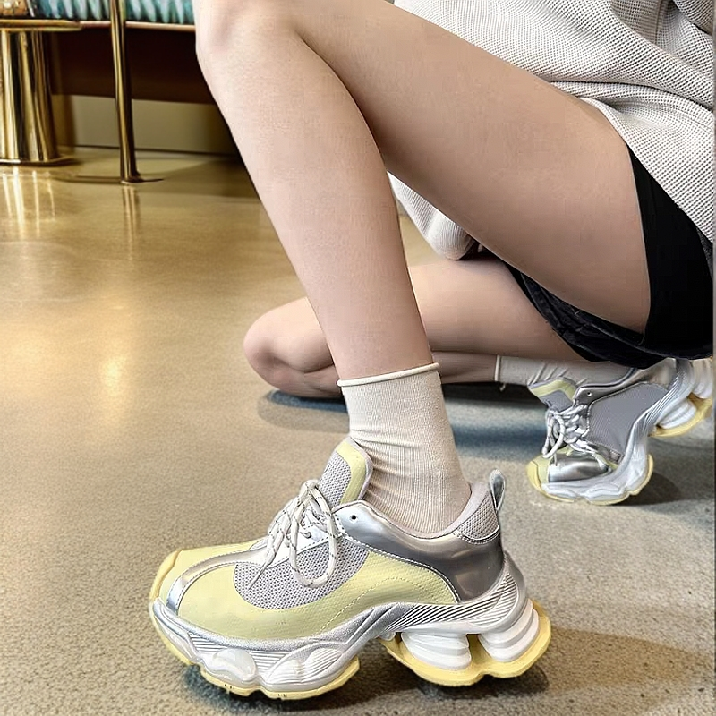 6009爆款厚底老爹鞋女春夏新款欧货时尚休闲鞋轻便透气百搭运动鞋