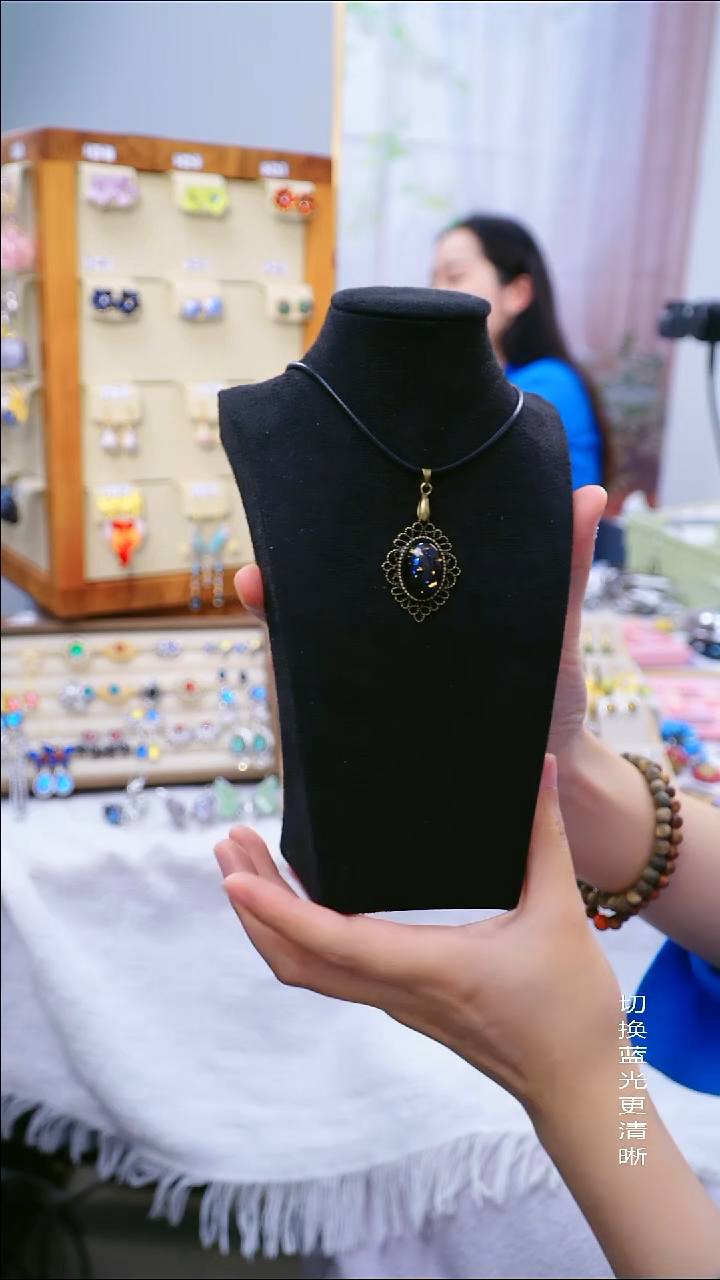 铜合金925银树脂仅一件孤品标本耳饰（不退不换 跑单小黑屋）