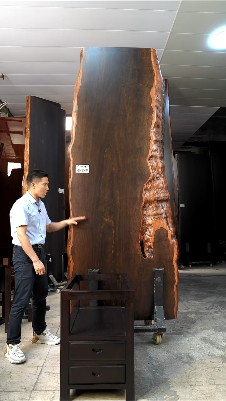 AD-249大叶紫檀281*96*9.5加黑柜体支架*2