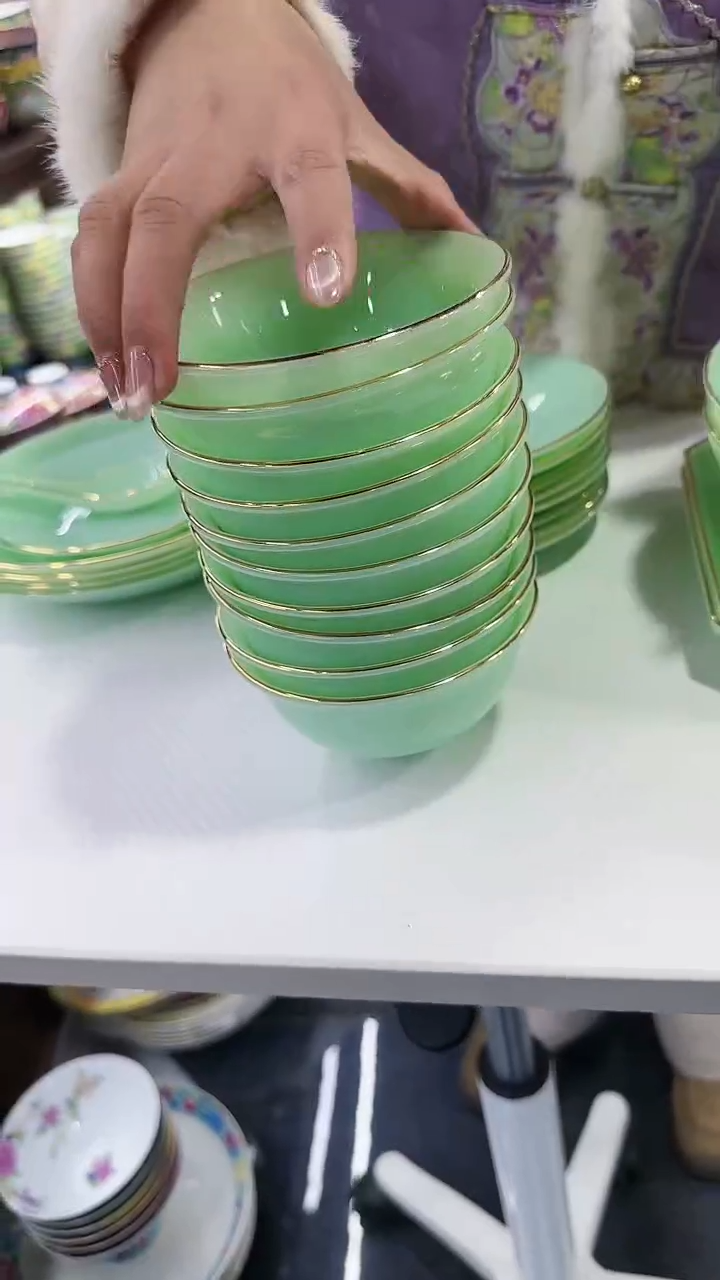 【闪购商品】瓷片4.5英寸饭碗10个景德镇陶瓷