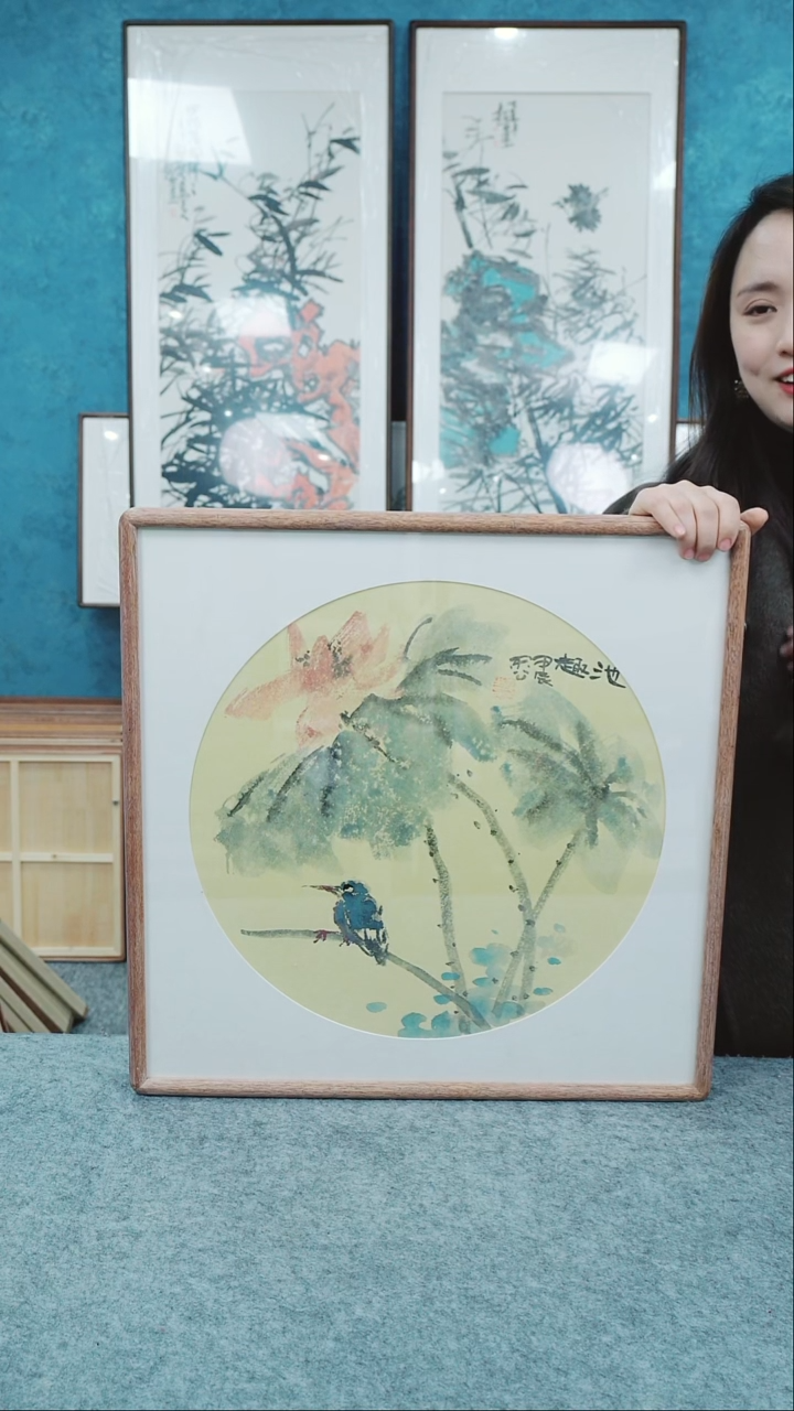【闪购商品】国画50*50本土老师花鸟