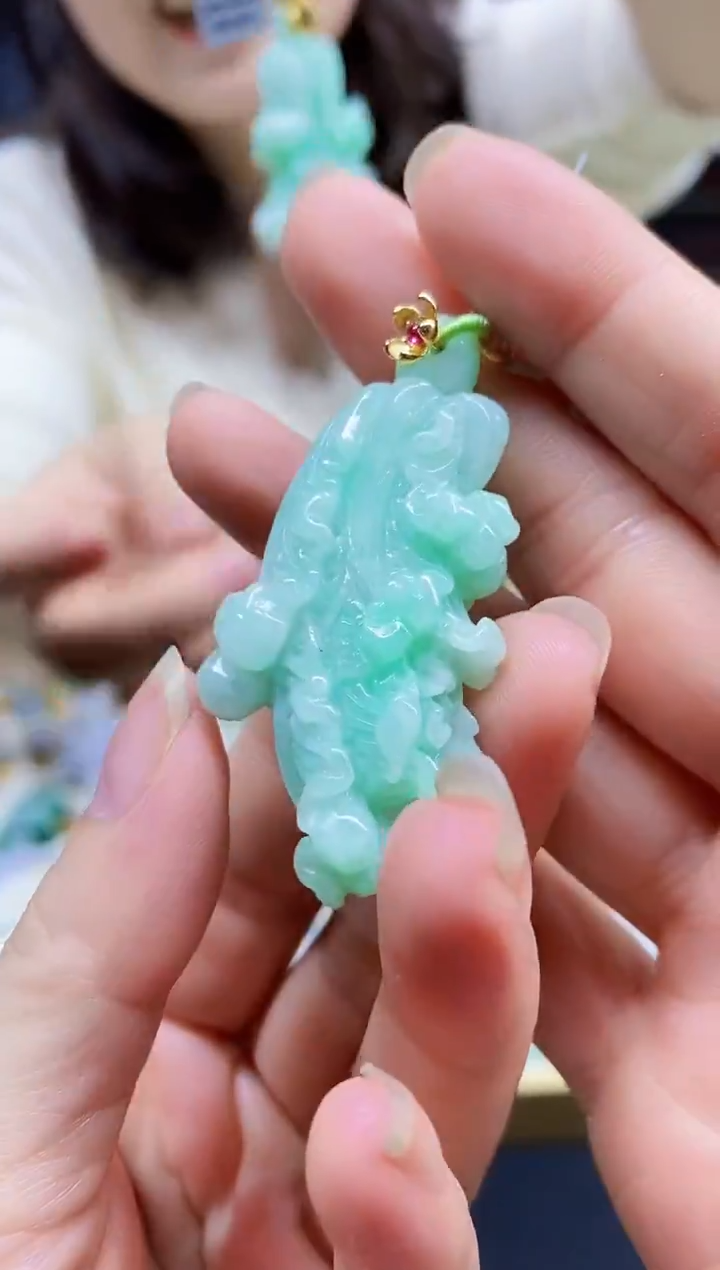 颈饰未镶嵌翡翠翡翠吊坠