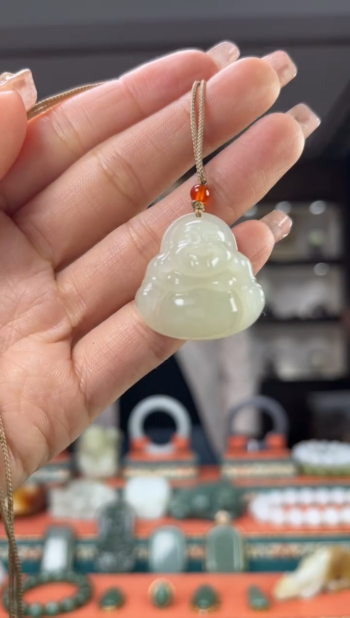 【闪购商品】和田玉颈饰未镶嵌佩佩28mm左右