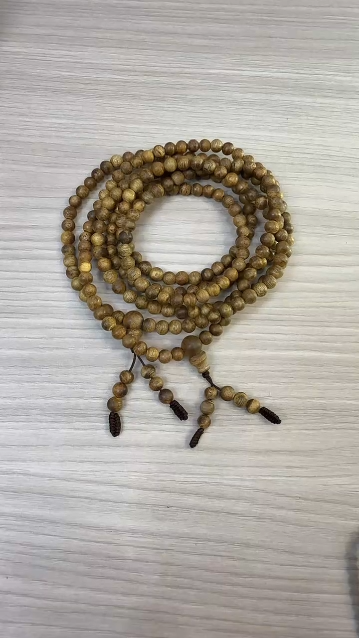 【闪购商品】沉香手串8克+奇楠沉香张勺子圆珠多圈多样性发一