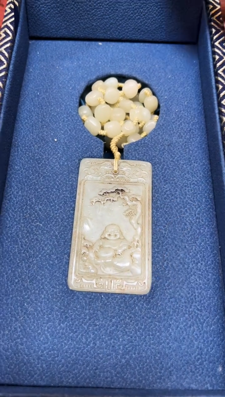 【闪购商品】和田玉玉牌未镶嵌和田玉挂件子冈牌L202
