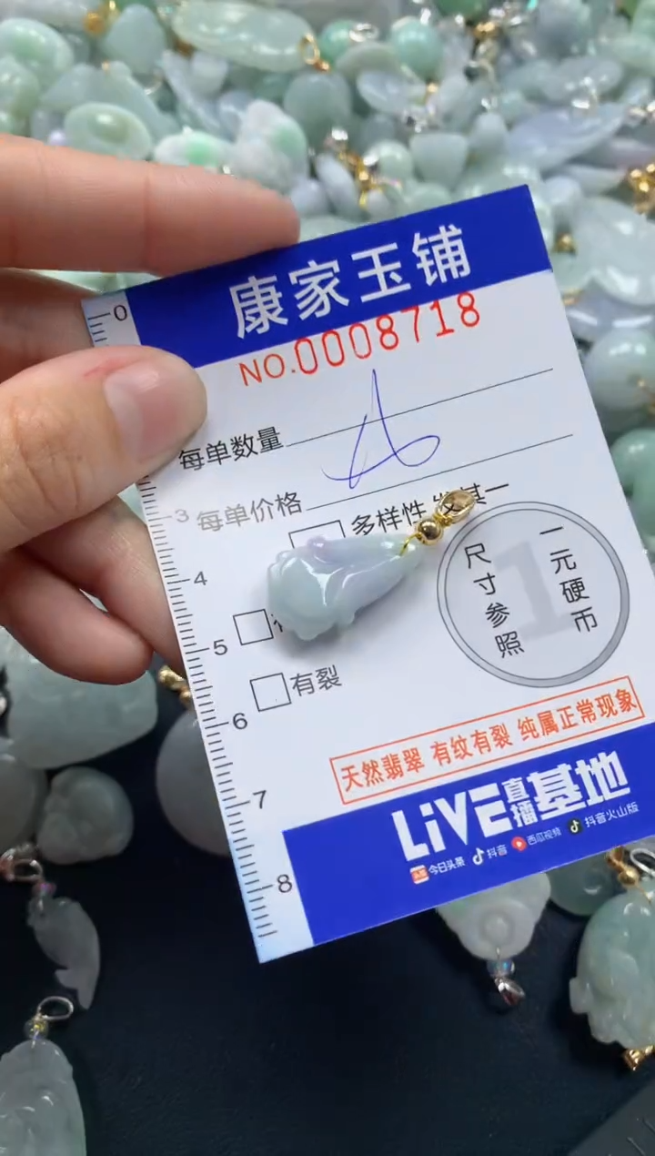 颈饰未镶嵌翡翠8718