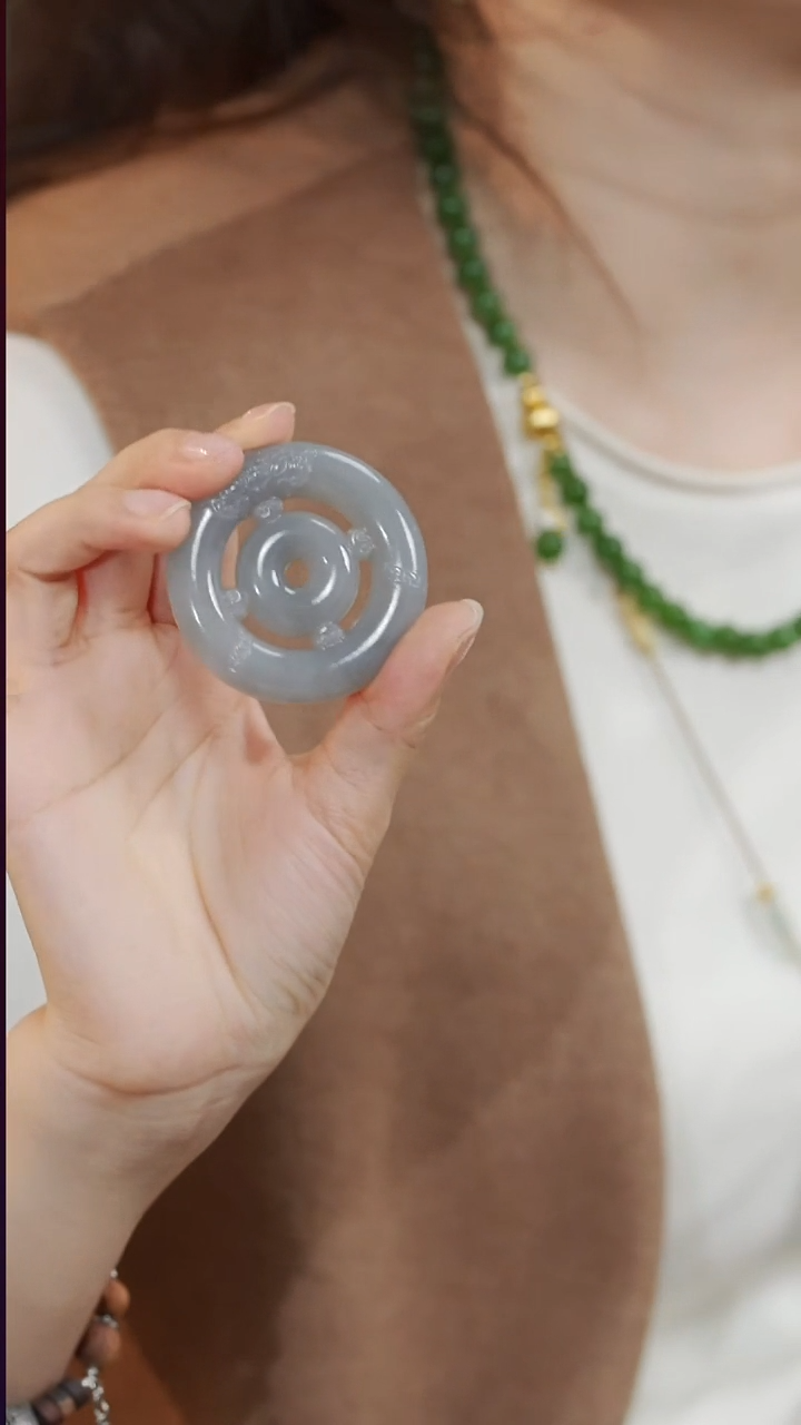 手串/手链/手镯猛犸象牙茶**禾孤品护心镜（赠猛犸编绳）项链