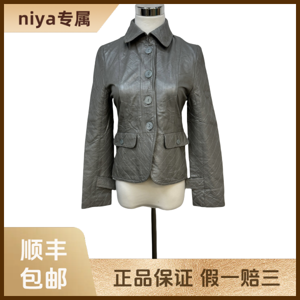 妃鱼/巴尔曼/软羊革/外套/95新/凡3/6