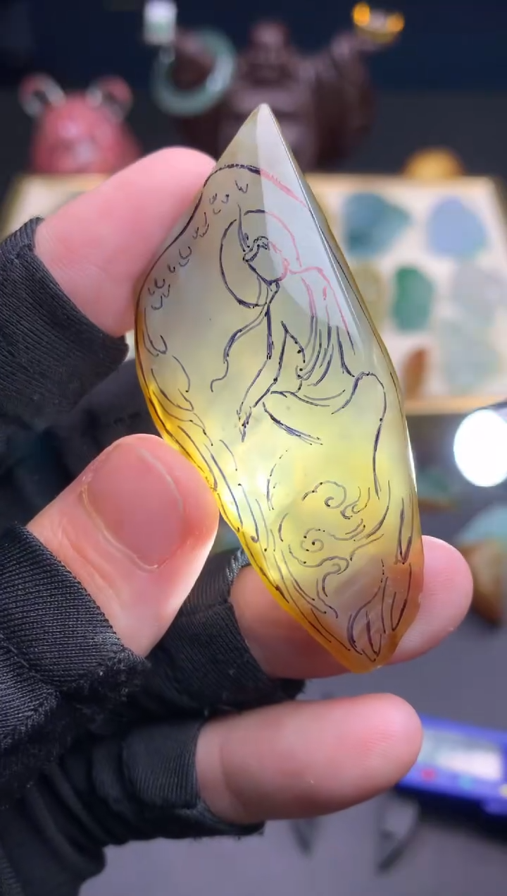 未镶嵌定制翡翠天然翡翠裸石（包工）