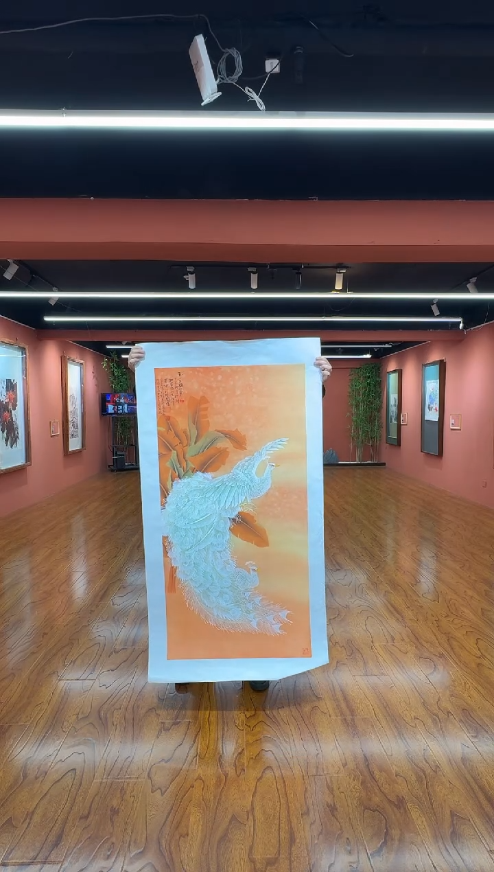 国画孙桂国老师作品，带合影证书11-47