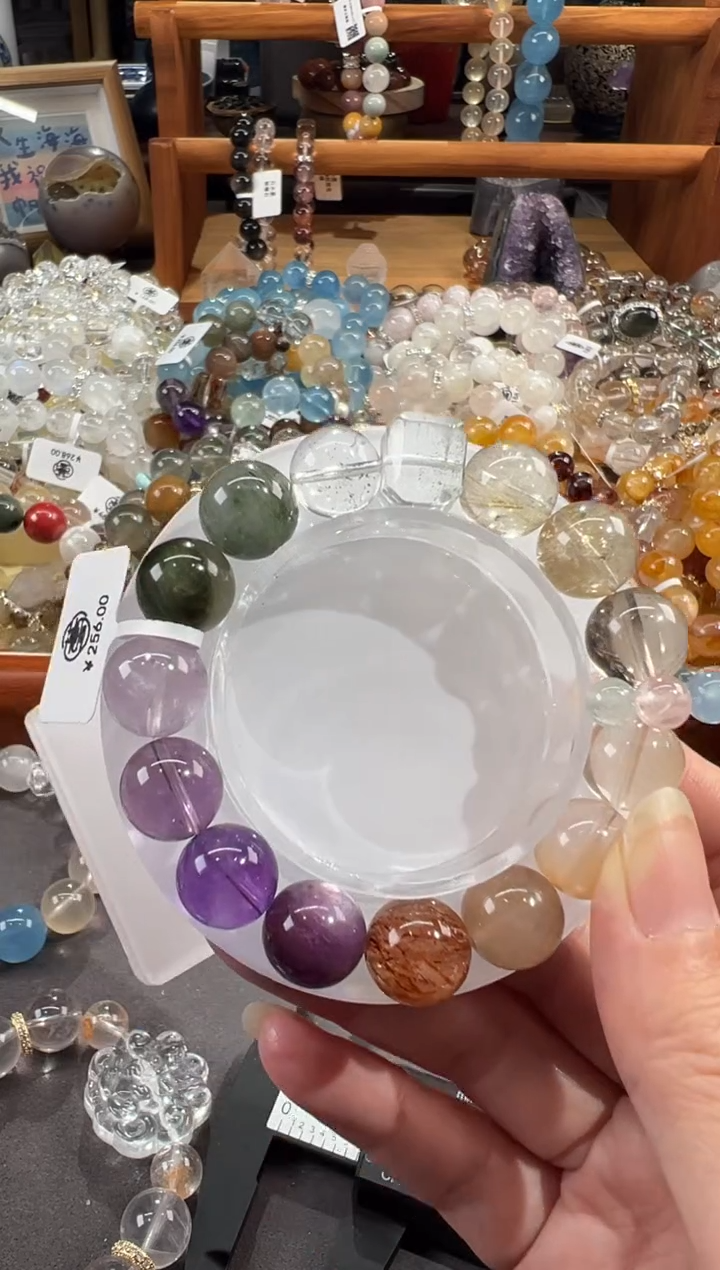 【闪购商品】水晶手链合金定制款 小蓉