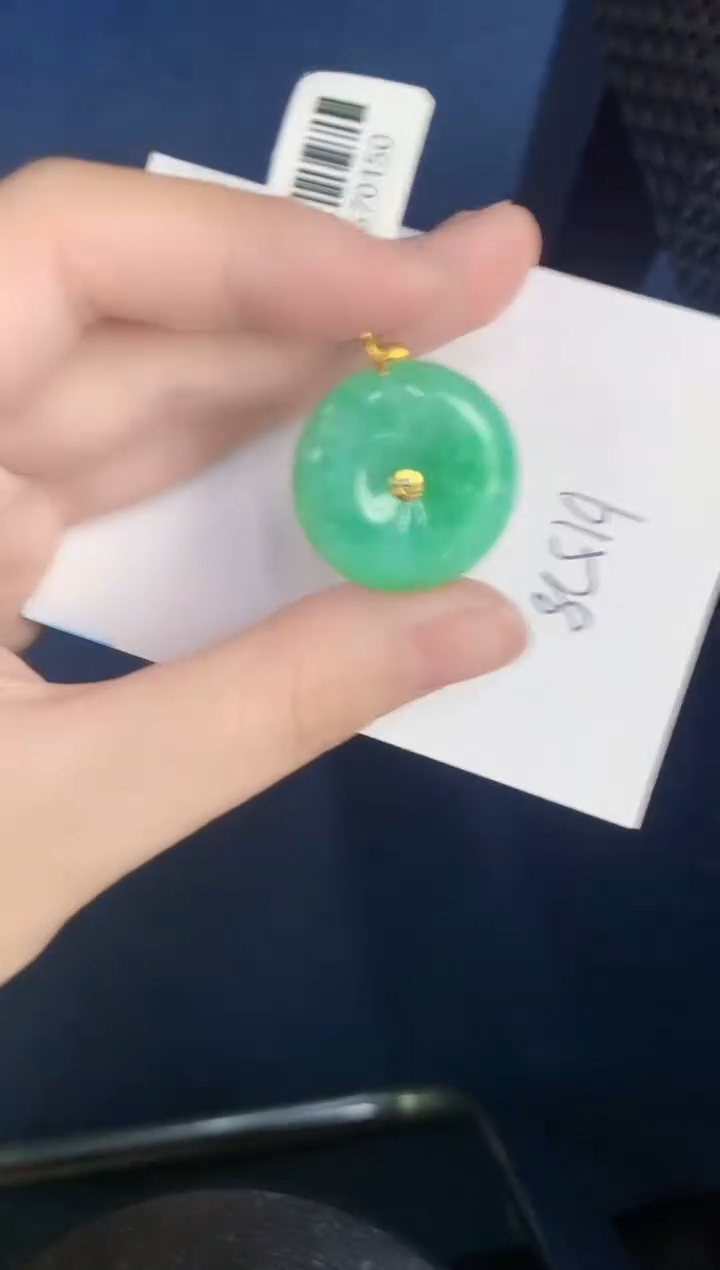 【闪购商品】翡翠颈饰18K金镶嵌000000000