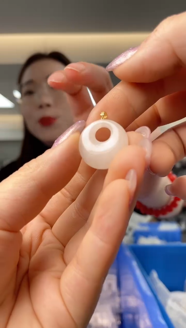 【闪购商品】和田玉`18K金镶嵌（多样性发一件）